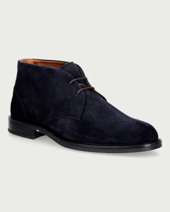 Tommy Hilfiger încălțăminte pentru bărbați din piele întoarsă CORPORATE DRESSY SUEDE LACE BOOT
