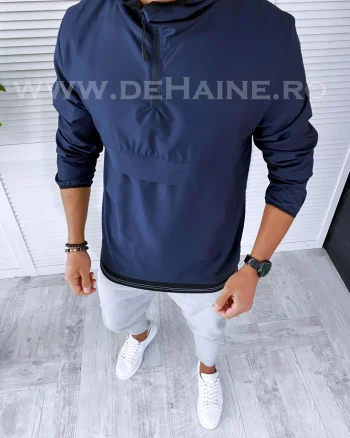 Geaca barbati de toamna bleumarin din fas subtire B2370 O4-1