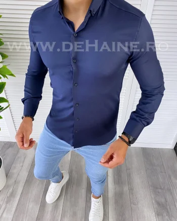 Camasa barbati bleumarin slim fit B2685 W13-1 E