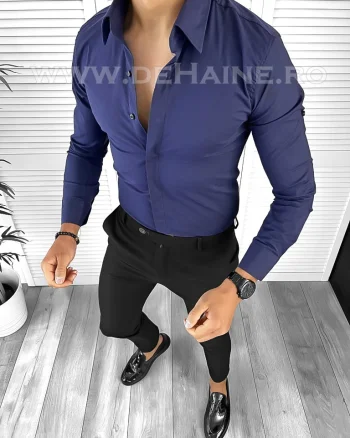 Camasa barbati bleumarin slim fit B8412 W19-4.1 E
