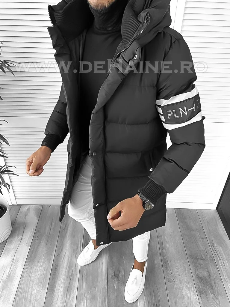Geaca barbati groasa neagra de iarna 9020 76-5