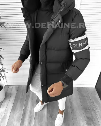 Geaca barbati groasa neagra de iarna 9020 76-5