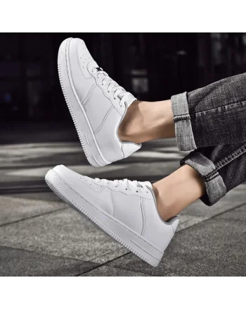 Adidasi barbati casual albi 12169 N10-2