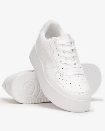 Adidasi barbati casual albi 12169  N10-2