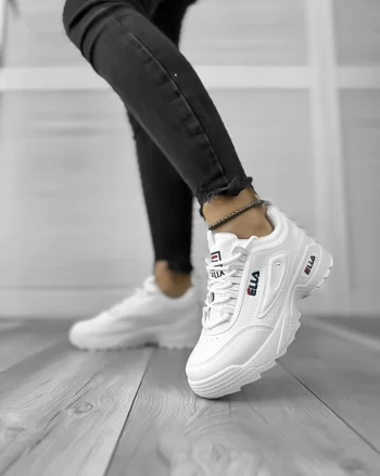 Adidasi dama casual albi M008 T6-1