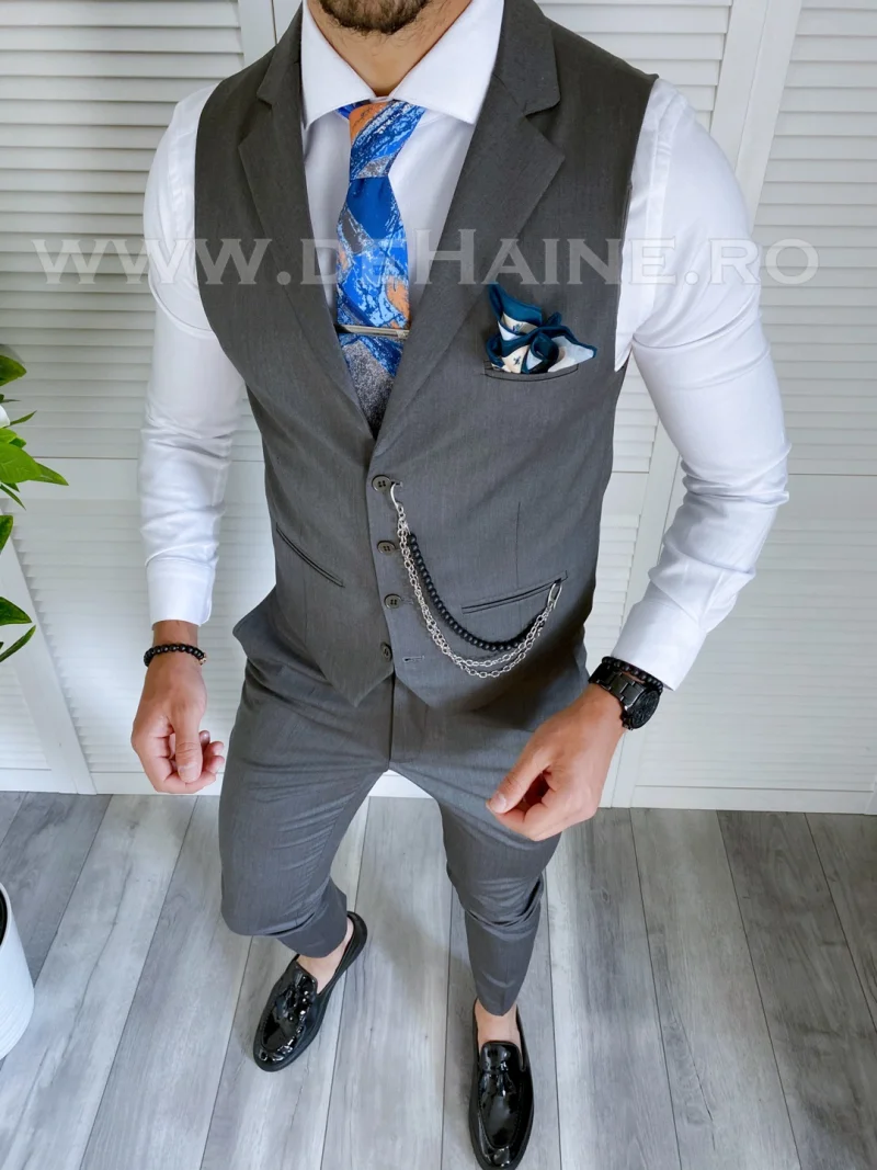 Compleu barbati  Vesta + Pantaloni B4049  I18-2