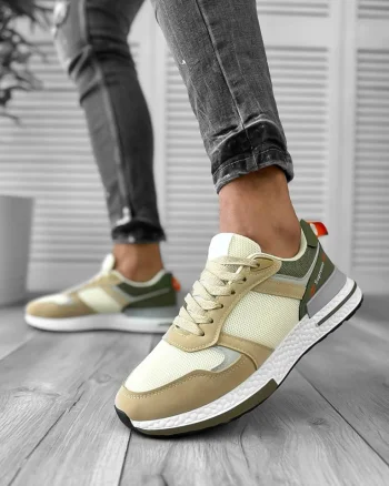 Adidasi barbati casual bej B017  N1-4