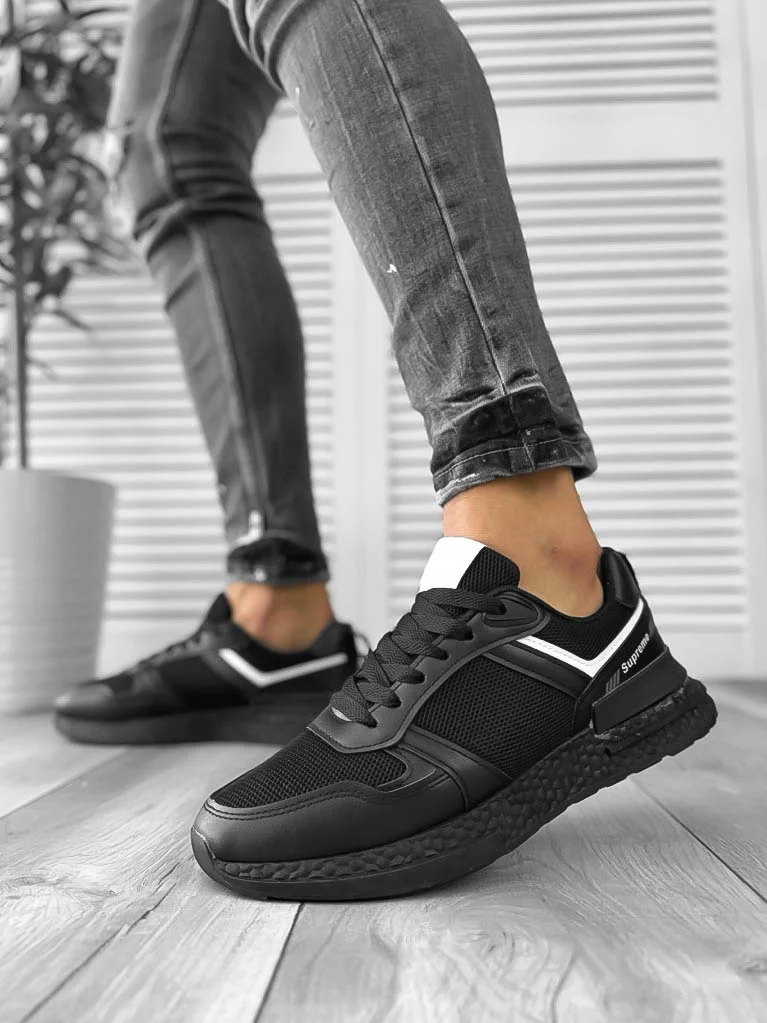 Adidasi barbati casual negri B017  N1-4