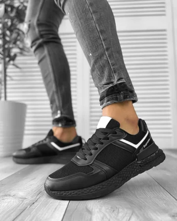 Adidasi barbati casual negri B017  N1-4