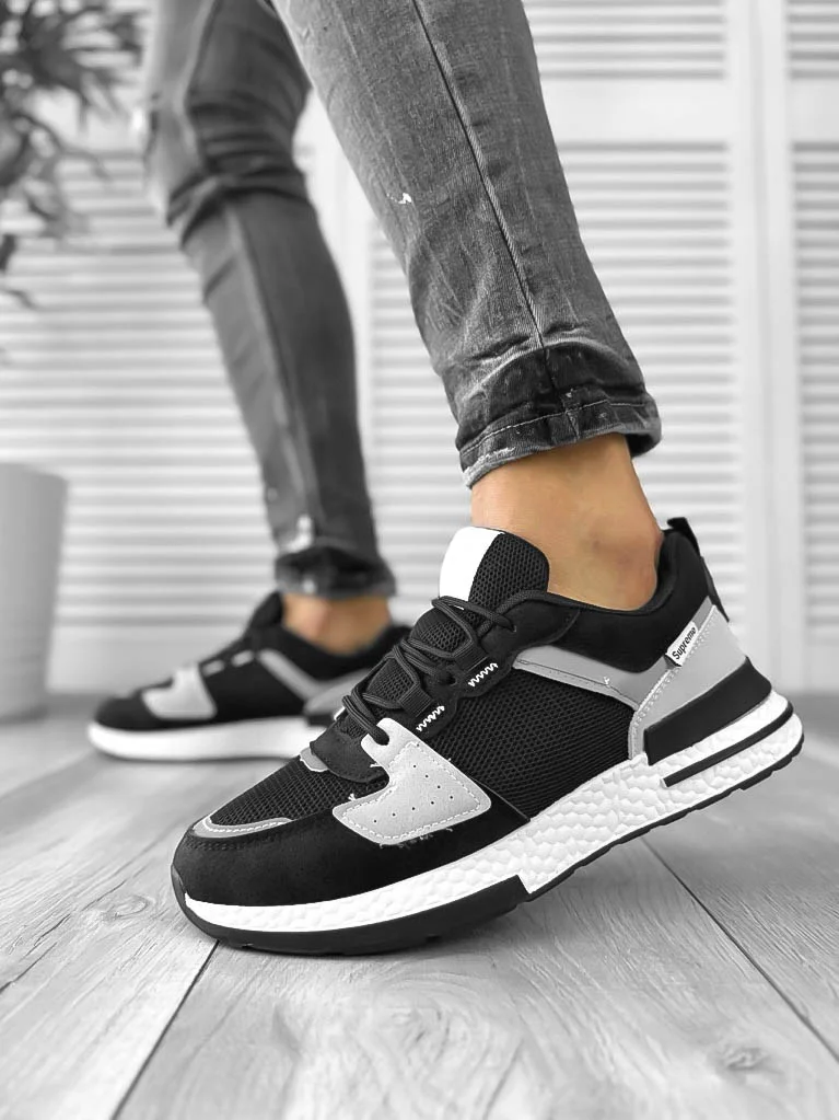 Adidasi barbati casual negri B018    N2-4