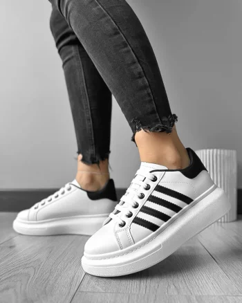 Adidasi dama casual albi 6622 N17-1