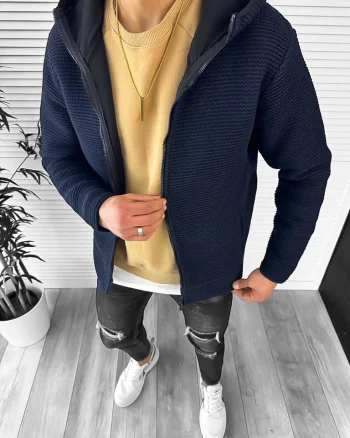 Geaca barbati bleumarin 622U S2