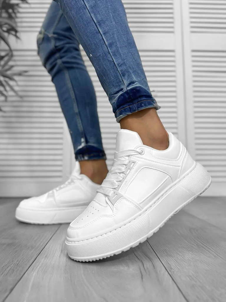 Adidasi barbati casual albi M01 N8-3