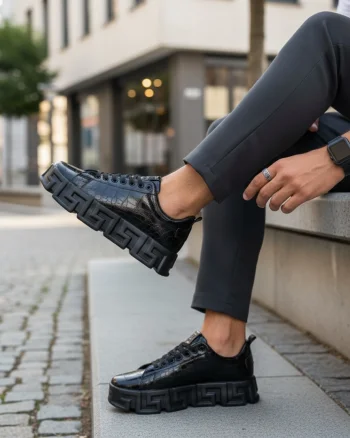 Adidasi barbati casual  VSC  negri 0825 N9-2