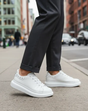 Adidasi barbati casual amq  albi 6626 N17-3
