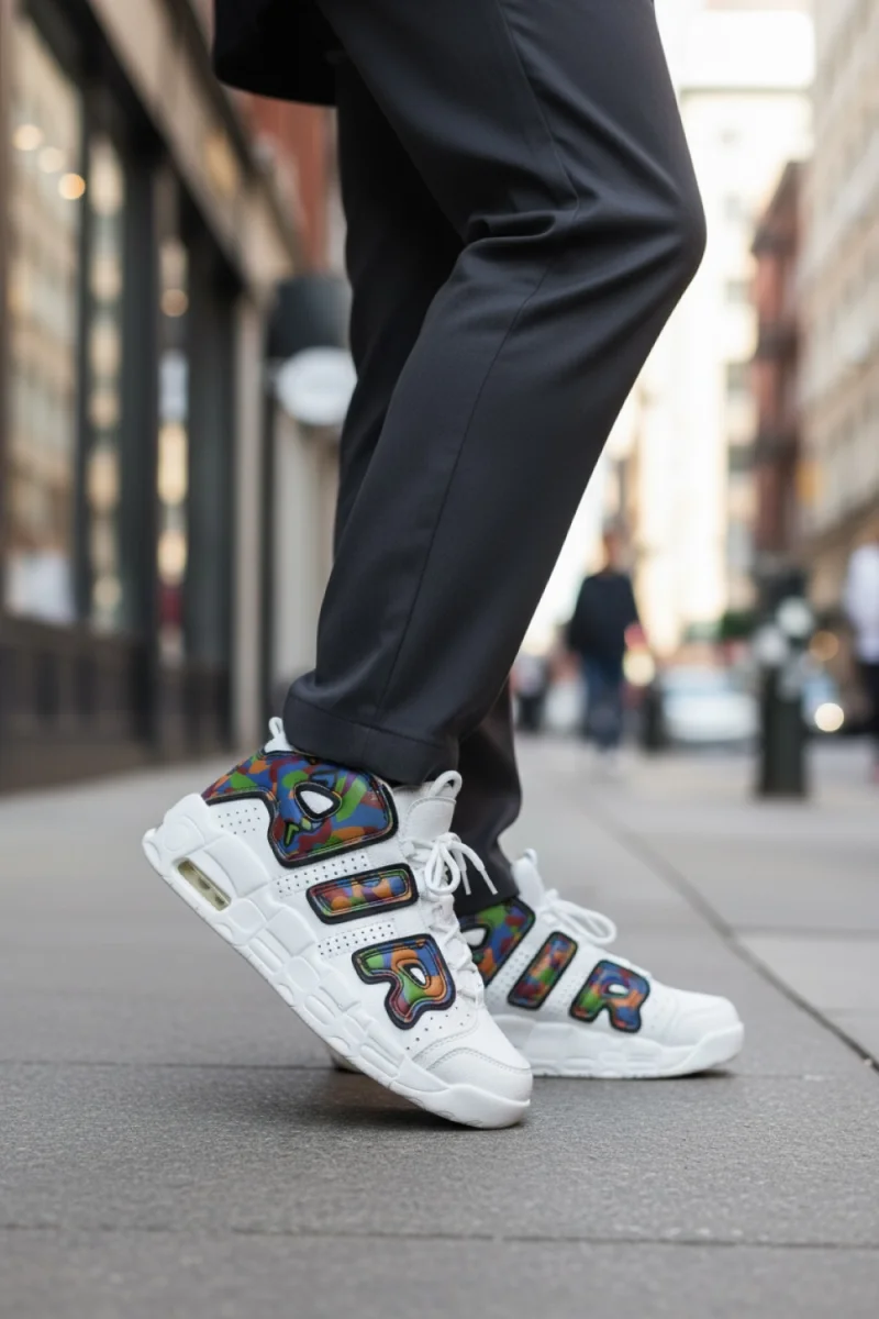 Adidasi barbati casual  albi AIR20 N15-1