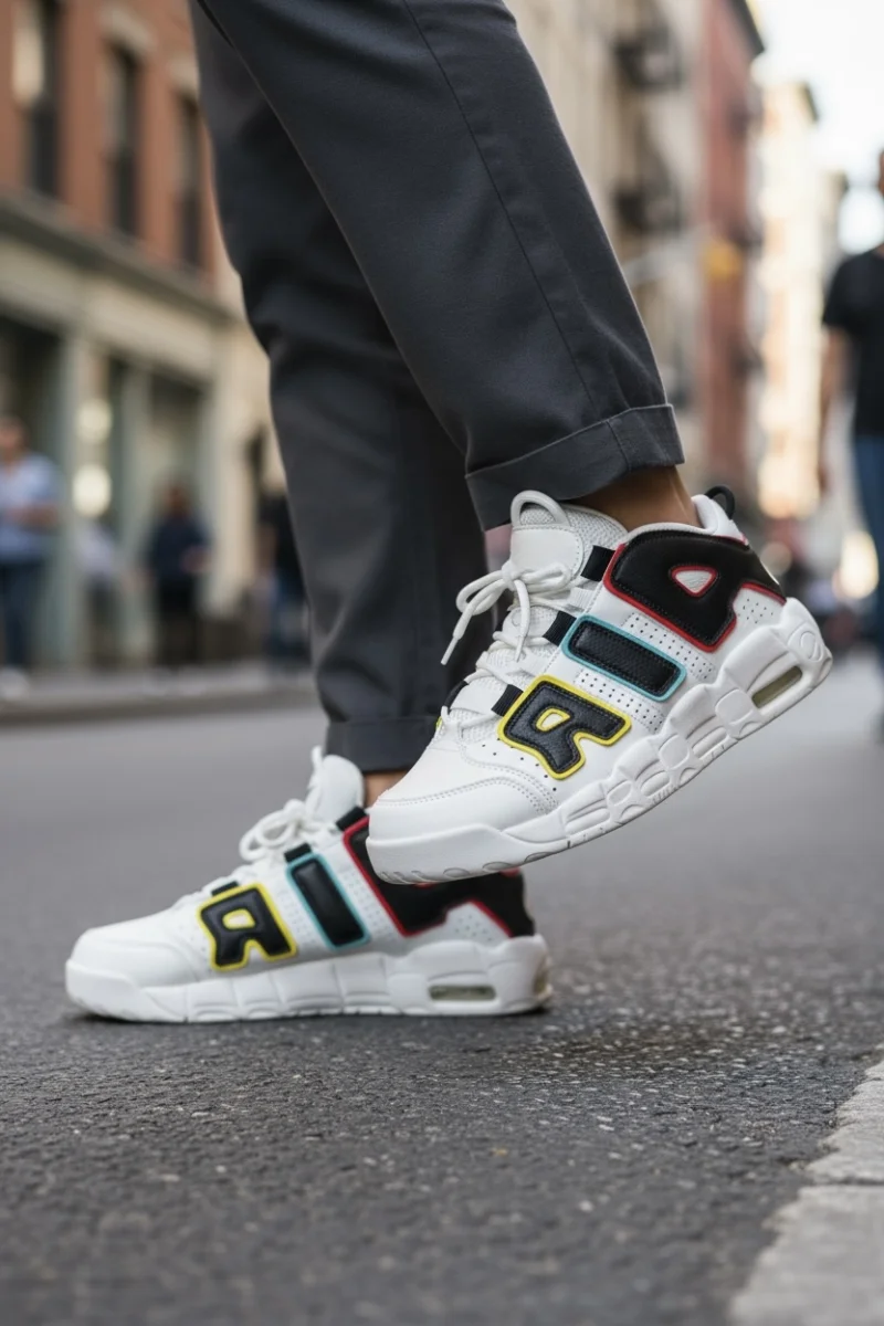 Adidasi barbati casual  albi AIR30