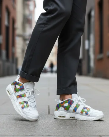 Adidasi barbati casual  albi AIR70