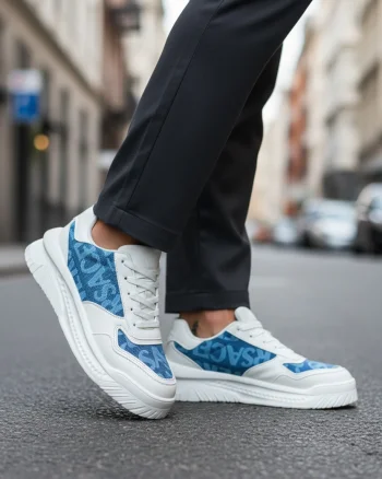 Adidasi barbati casual  albastri L76  N12-2