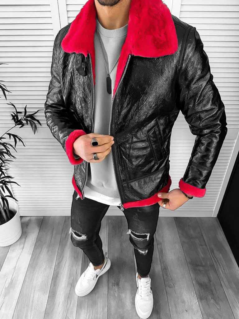 Geaca barbati de iarna  imblanita  neagra 3070 59-1