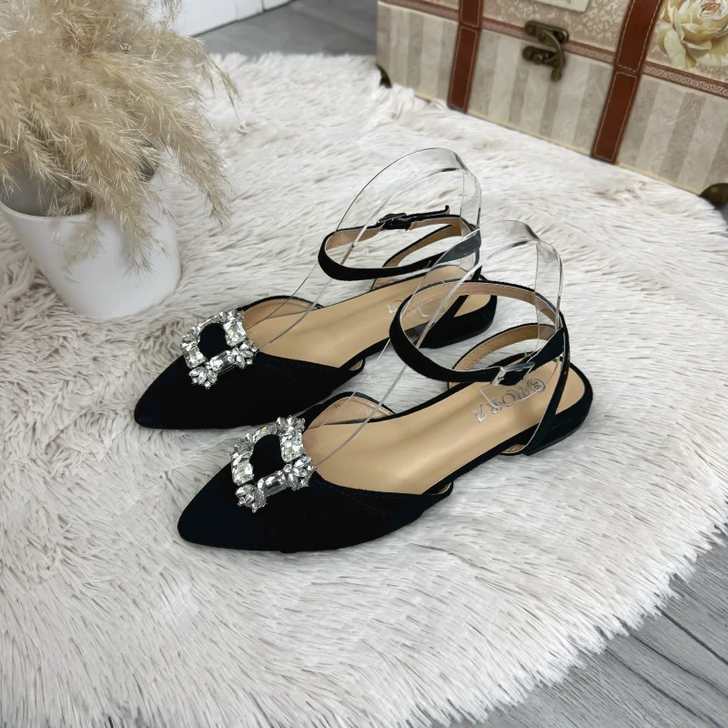 Sandale dama negre 522 T54-2