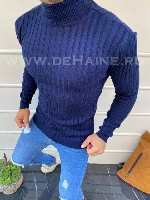 Helanca barbati slim fit  bleumarin B2970 M3*