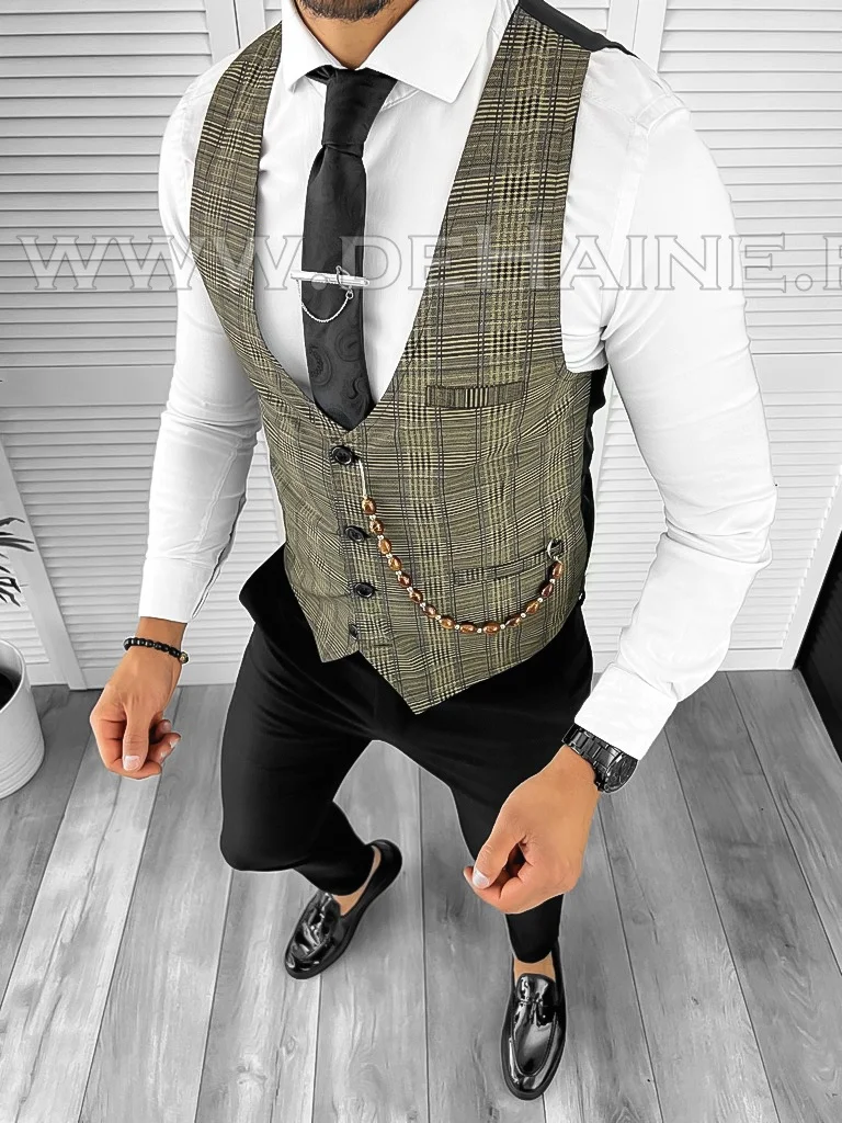 Vesta barbati eleganta slim fit B8141 16-4.3