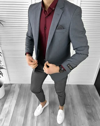 Sacou barbati slim fit 10343 O5-3.3