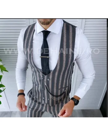 Vesta barbati eleganta slim fit  11991 E V2