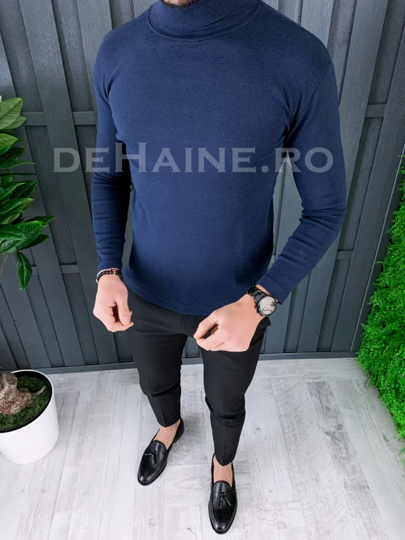 Helanca barbati slim fit bleumarin ZR A8089 Y18