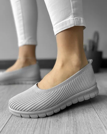 Espadrile dama casual gri CL16  T55-2