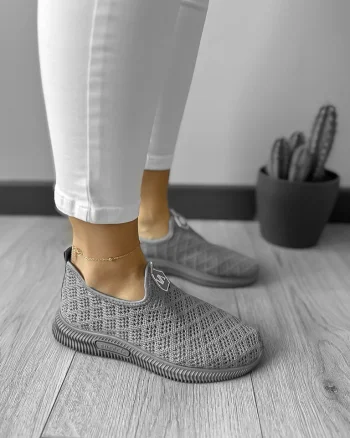 Espadrile dama casual gri CL06 T54-2