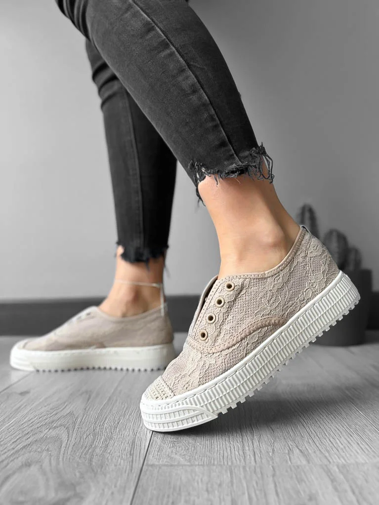 Espadrile dama casual bej Y601    N7-2