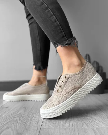 Espadrile dama casual bej Y601    N7-2