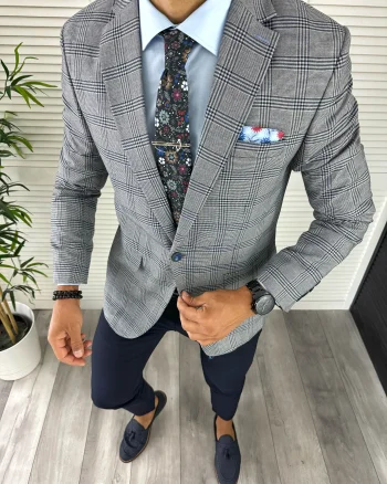 Sacou barbati slim fit 12849 P20-1.1