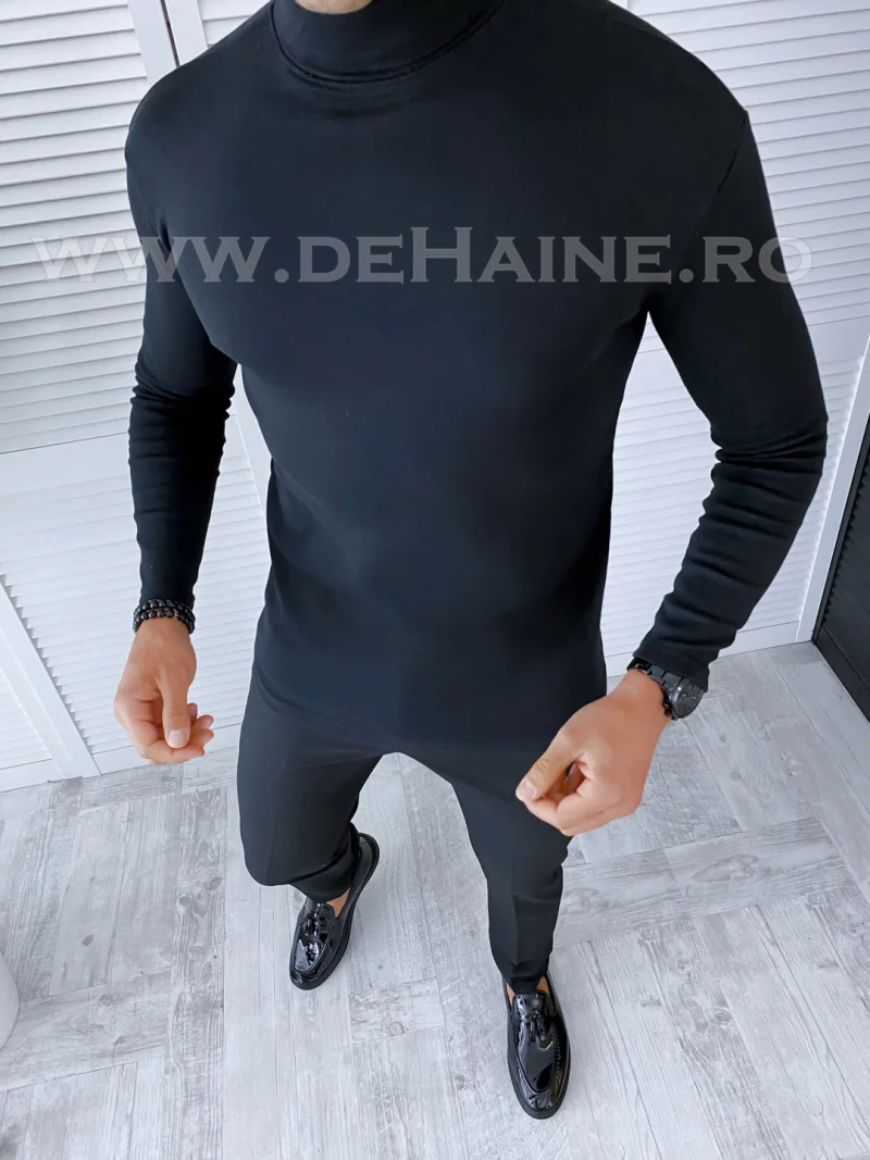 Helanca barbati slim fit neagra  0001 Y1-3