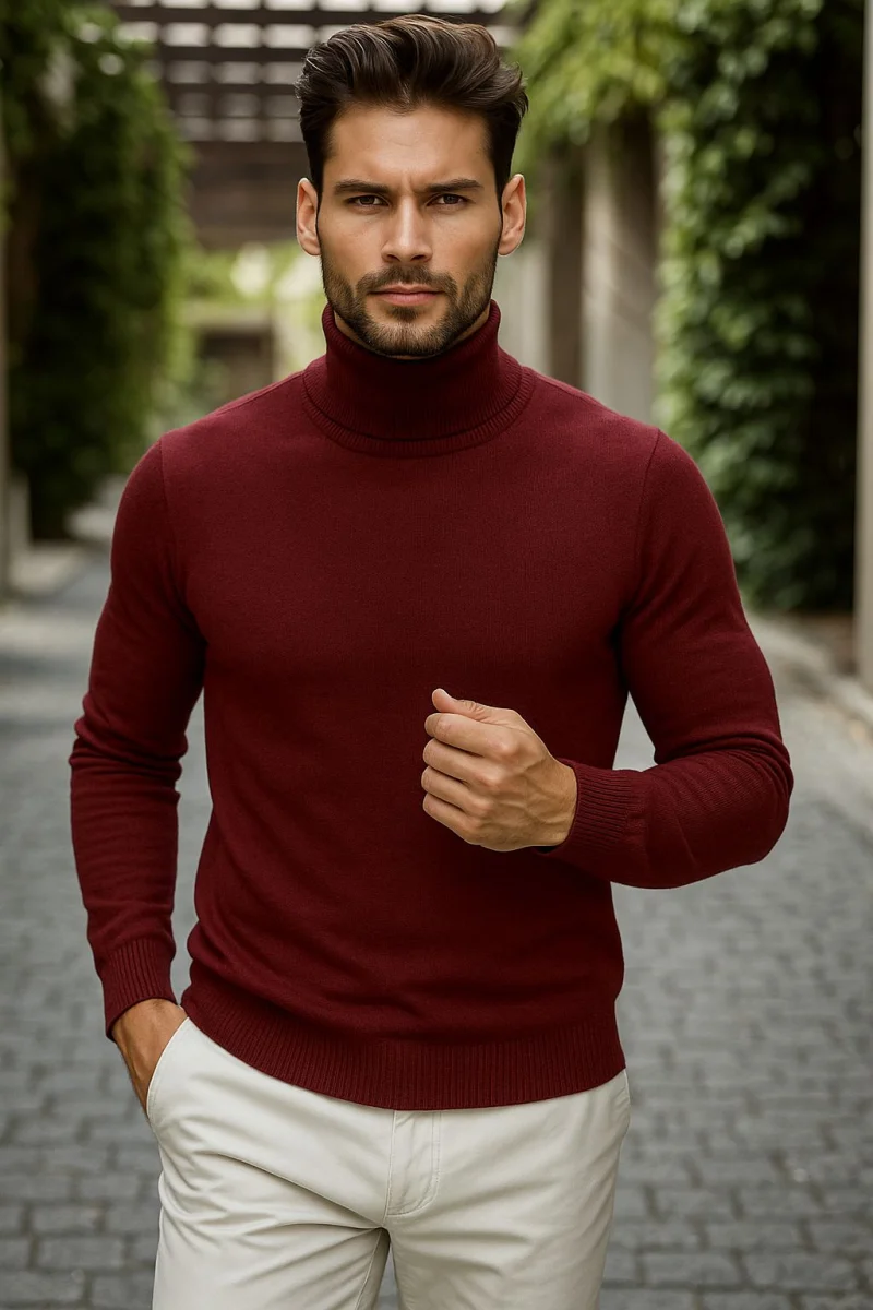 Helanca barbati slim fit grena 13416 D2-5.1
