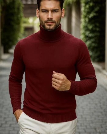 Helanca barbati slim fit grena 13416 D2-5.1