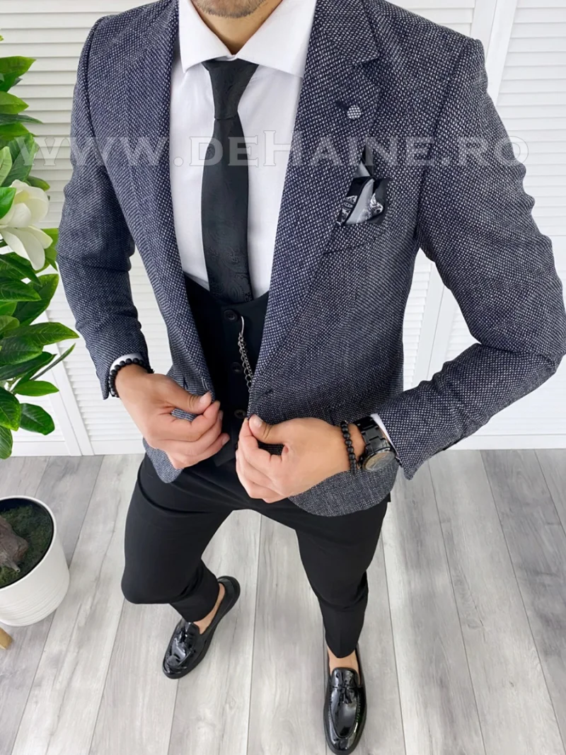 Sacou barbati slim fit B5013 5-1.2