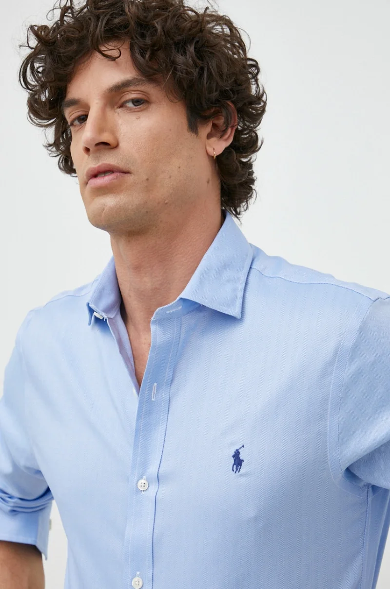 Polo Ralph Lauren  cămașă pentru bărbați din bumbac