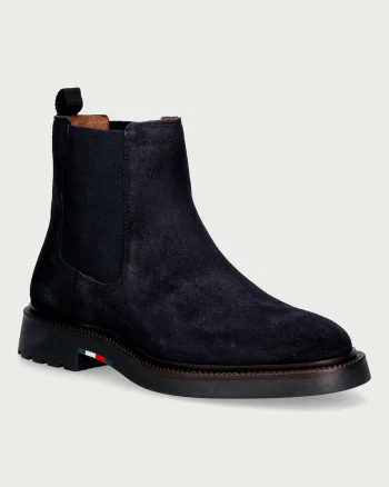 Tommy Hilfiger  ghete scurte pentru bărbați din piele întoarsă CORPORATE CASUAL SUEDE CHELSEA