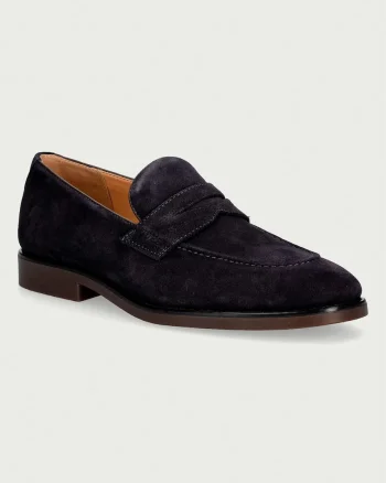 Guess  loafers slip-on pentru bărbați din piele întoarsă DRIFTKIN