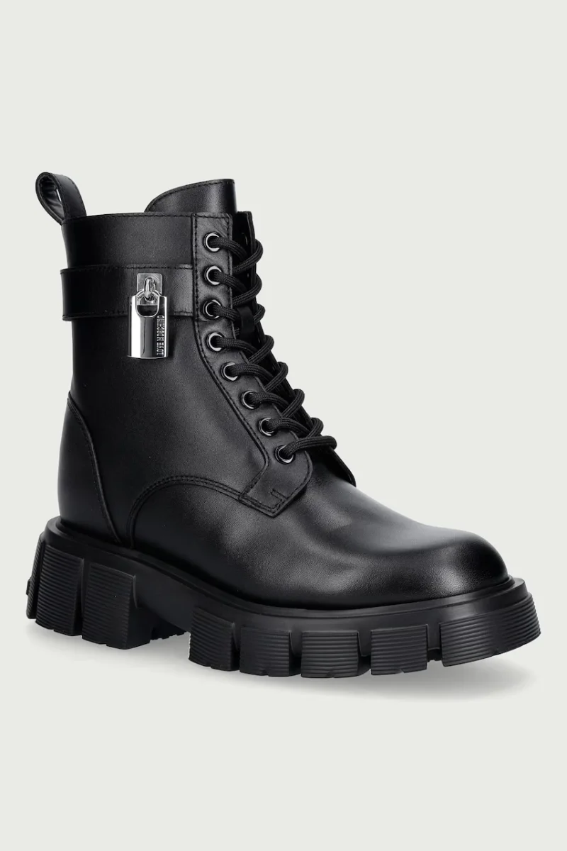 Love Moschino  bocanci cu platformă pentru femei din piele