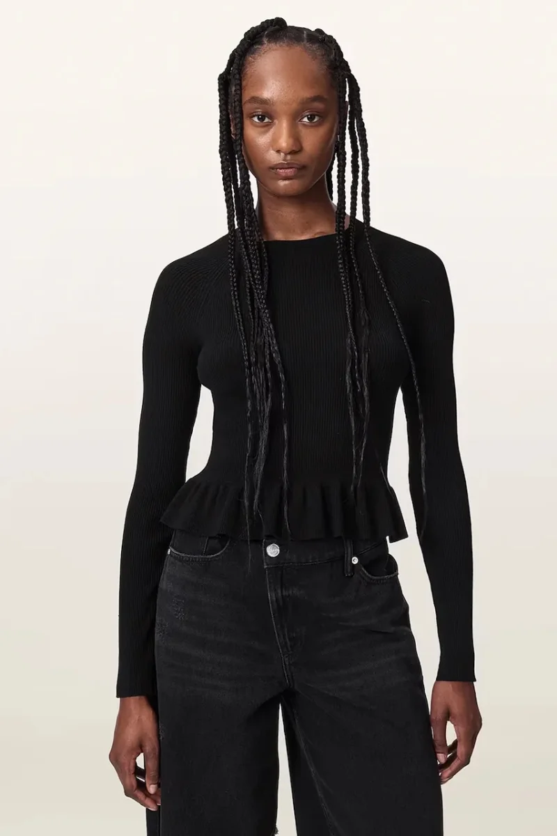 AllSaints  pulover pentru femei cu vâscoză JAS