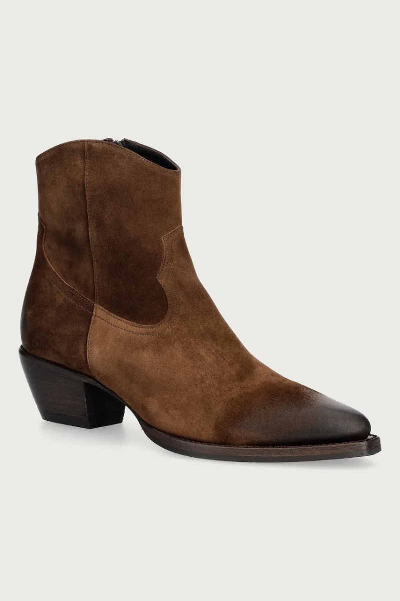 Billi Bi  cizme cowboy pentru femei din piele întoarsă Arabica babysilk suede 554