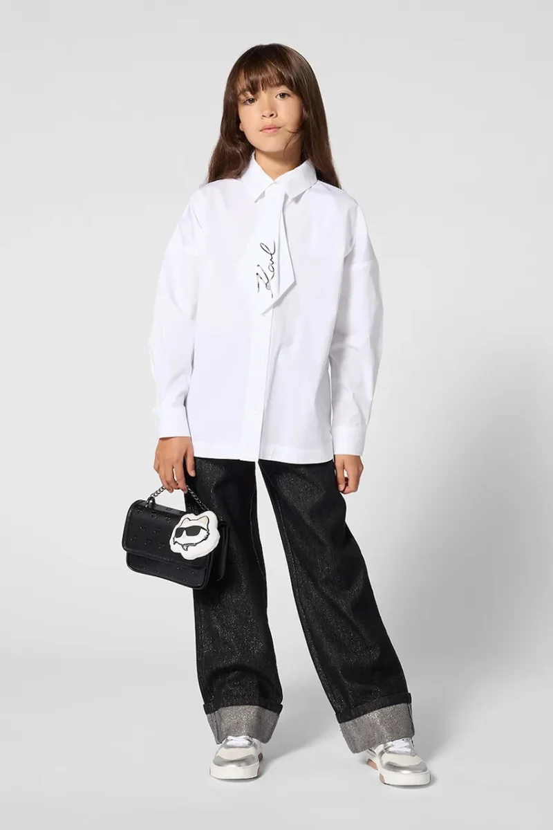 Karl Lagerfeld  cămașă pentru copii din bumbac