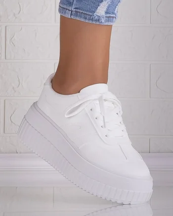 Sneakers dama cu platforma Albi din Piele Ecologica Nevasa