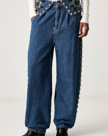 Farm Rio  blugi relaxed fit pentru femei