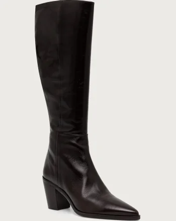 Billi Bi  cizme pentru femei din piele Espresso Marte calf 86