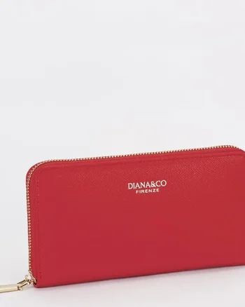 Portofel resigilat de dama rosu DIANACO DFX989-2 M0